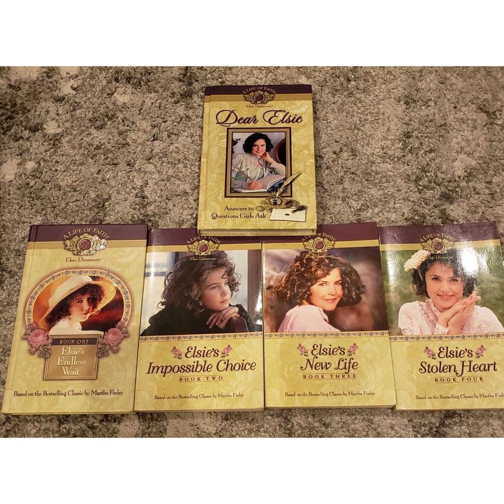 A Life Of Faith Elsie Dinsmore Book 1-4 Martha Finely Set